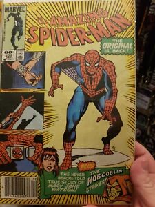 Amazing Spider-Man #259 1984 newstand Mary Jane Origin Hobgoblin She-Hulk Marvel