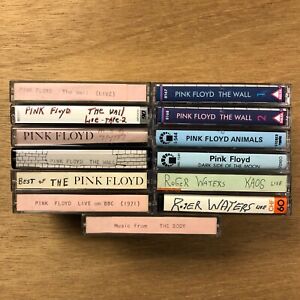 New ListingRECORDABLE AUDIO CASSETTE TAPES Lot of 13 PINK FLOYD ROGER WATERS WALL DSOTM