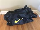 Used Black/White/Yellow Nike Travel Duffle / Gym / Sports Equipment Bag