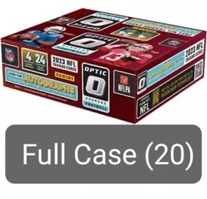 PreSale SEALED CASE 2023 Panini Donruss Optic Football Retail Box (20) 5/31