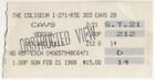 1988 CLEVELAND CAVS vs CHICAGO BULLS ticket stub MICHAEL JORDAN 46 points 2/21