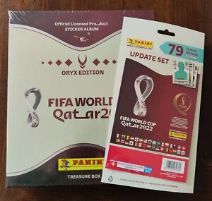 Panini FIFA World Cup Qatar 2022 - Oryx Edition Treasure Box Sealed + Upda