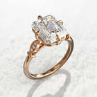Elegant 14k Rose Gold Plated Rings Cubic Zirconia Wedding Party Gifts Size 6-10
