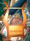New ListingOld World Lyre Harp 6 Metal Strings Wooden Lyre/Lyra Harp Footed