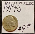 1914-S Buffalo Nickel (low Grade Album Filler). ENN Coins