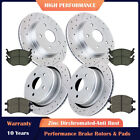 Front Rear Drilled Rotors and Brake Ceramic Pads Kit for 2006-2018 Dodge Ram1500 (For: Dodge Ram 1500)