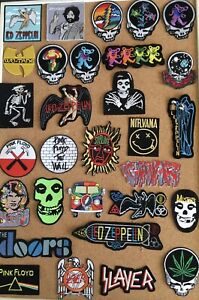 PATCHES. BAND PATCHES. ROCK AND ROLL PATCHES. COLLECTIBLES.