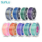 SUNLU 1.75MM SILK Filament Dual/Triple Color Shiny PLA+ Filaments 1KG Spool