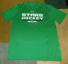 Rare UNDER ARMOUR Authentic TEXAS STARS AHL Green TRAINING/Workout SHIRT L/Large