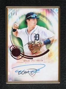 2022 Bowman Transcendent Collection Red 1/1 Izaac Pacheco #TCA-IP Auto 06st