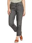 Universal Thread Women's Deep Charcoal High-Rise Straight Jeans Size 12