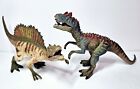 Lot of 2 Dinosaur toys Schleich Adventures Force Allosaurus and Spinosaurus 2014