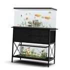 Aquarium Stand 40-50 Gallon, Metals Fish Tank Stands with Cabinet for 40 Gallon
