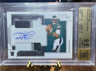 2020 JALEN HURTS PANINI ONE DUAL PATCH ROOKIE ON-CARD AUTO /149 EAGLES