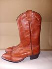 Tony Lama USA Leather Brown Cowboy Boots 12D #5084 Mens Western