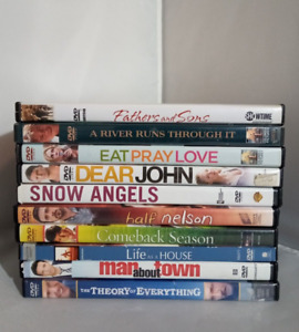 New ListingLot of 10 Human Relations DVD Movies - Fathers & Sons, Dear John, Snow Angels