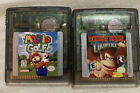 Super Mario Golf and Donkey Kong country (Gameboy color) games authentic