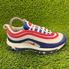 Nike Air Max 97 USA Womens Size 7 Blue Red Athletic Shoes Sneakers CW5856-100