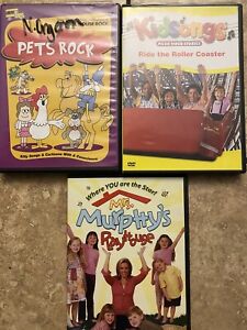 Kidsongs: Ride Roller Coaster + Pets Rock + Mrs Murphey’s Playhouse, 3 DVD Lot