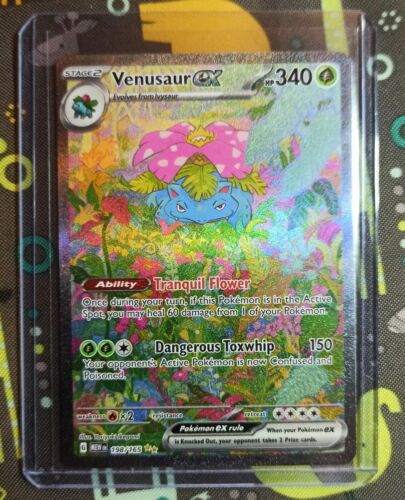 Venusaur ex 198/165 Special Illustration Rare 2023 Pokémon 151 Card