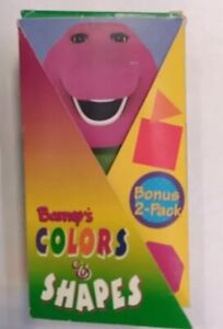New ListingBarney’s Colors & Shapes (1997) VHS Children’s 2-Pack Pre-owned Used