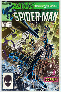 Web of Spider-Man # 31 Spidey Logo Mike Zeck c/a Kraven pt.1 (Marvel) 1987 vf+
