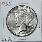 1935 $1 Peace Silver Dollar in Choice AU+ Condition #11178