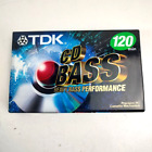 TDK - CD Bass -(1)- Blank Audio Cassette Tape - 120 Min: - New Sealed