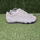 Diesel Evelyn Gray Leather Y2K Fashion Sneakers Womens Size US 7