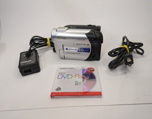 New ListingSony Handycam DCR-DVD108 40X Zoom Digital Video Camcorder needs battery