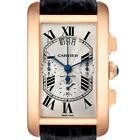 Cartier Tank Americaine XL Chronograph 18K Rose Gold Watch W2610751