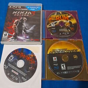 Splatterhouse PS3 Game Lot Bundle Set Ninja Gaiden, Need For Speed