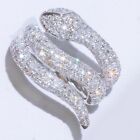 2Ct Natural Diamond 14K White Gold Engagement Cluster Ring RWG222-14-7-23
