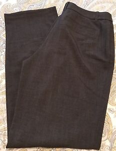 212 Collection Women's Career Pants in Gray Heather - Size 10 Long