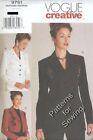 PATTERN Vogue Sewing Woman Jacket 3 Styles Size 6-10 NEW OOP