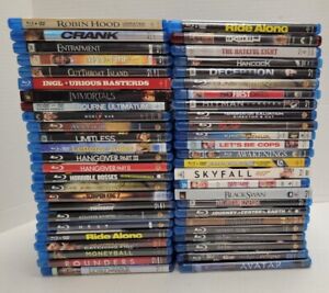 Huge Blu-ray Lot (50) Movies Action Adventure Drama Comedy Horror