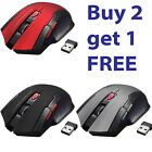 2.4GHz Wireless Gaming Mouse USB Receiver Optical for Laptop Computer DPI USA