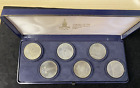 1980 Olympic Games Moscow 6 Coin Set In Case Free Shipping
