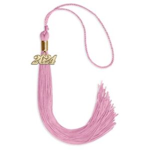 Endea Graduation Pink Tassel With Gold Date Drop