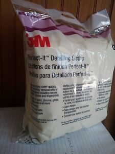 3M Non Scratching Detailing Cloths for Paint Chrome Glass Dashboards Per Pack 6