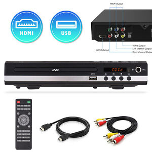 1080p DVD Player All Region Free DVD CD USB Player with HD+RCA Output US V3D3