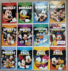 Walt Disney's Classic Cartoon Favorites Volumes 1-12 DVD Lot Complete Set Movies