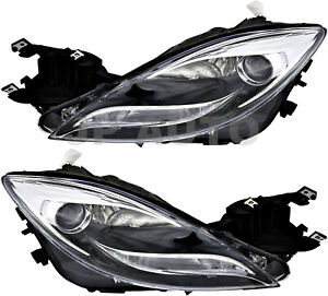 For 2012-2013 Mazda 6 Headlight Halogen Set Driver and Passenger Side (For: 2012 Mazda 6)