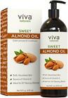 Viva Naturals Sweet Almond Oil, 100% Pure and Hexane Free, Ideal for Skin and