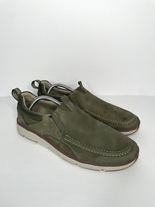 Clarks Men's Orson Row Loafer Sand Nubuck Green Size 11 M US