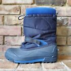 Columbia Frost Flight Youth Waterproof Winter Boots Size 5 Blue