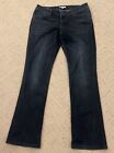 CABI Jeans  Dark Wash Flair Long Size 12 EUC