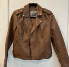 Levi’s brown leather jacket, women’s size small