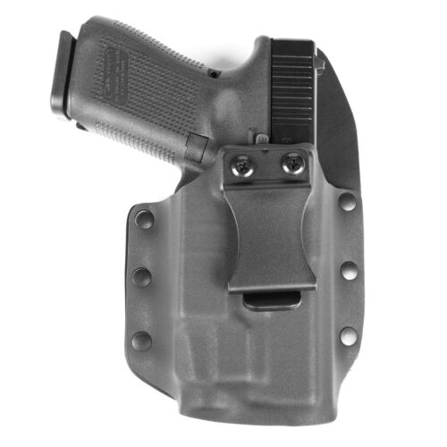 Glock - IWB Tactical Hybrid Holster - Olight Baldr S - Matte Black