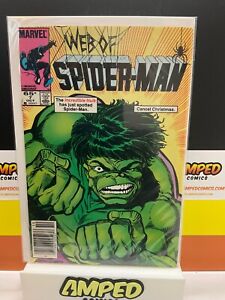 Web of Spider-Man #7  MARVEL Comics 1985 NEWSSTAND - B